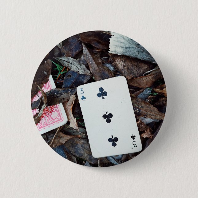 "Lucky Number 3" Button (Front)