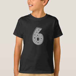 Lucky Number 6 Happy Birthday T-Shirt