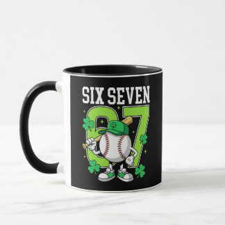 Lucky Number 7 Baseball Birthday St. Patrick's Day Mug