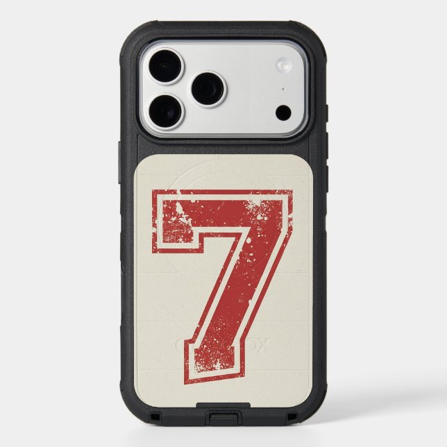 lucky number seven otterbox iPhone case (Back)