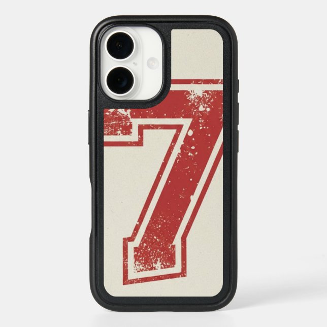 lucky number seven otterbox iPhone case (Back)