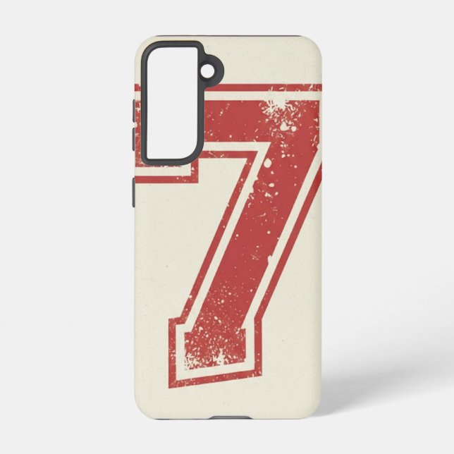 lucky number seven samsung galaxy case (Back)