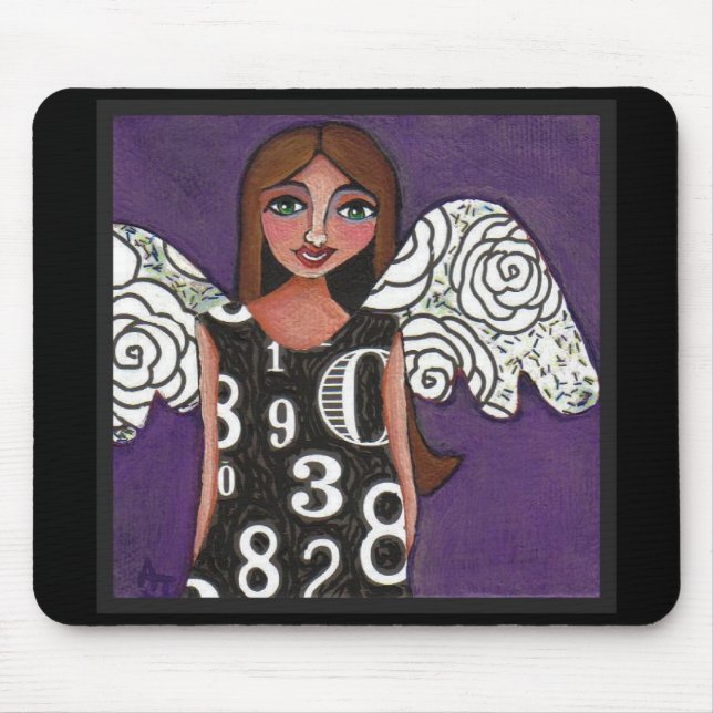 LUCKY NUMBERS ANGEL - a blessed mousepad (Front)