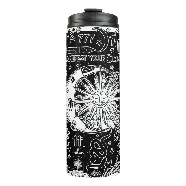 Lucky Numerology Manifesting Magic  Thermal Tumbler (Front)