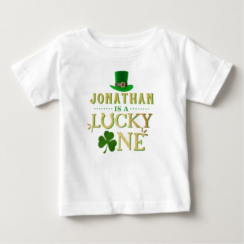 Lucky One 1st Birthday Baby T_Shirt