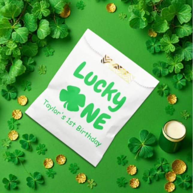 Lucky One 1st Birthday Favor Bag (Creator Uploaded)