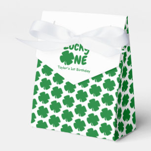Lucky One 1st Birthday Favor Box