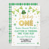 Lucky One Baby First Birthday St Patrick's Day
