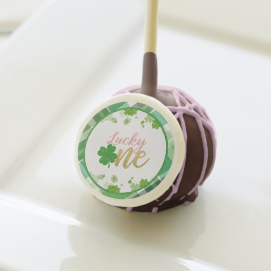 Lucky One Birthday Cake Pop - Girl (Front Insitu)