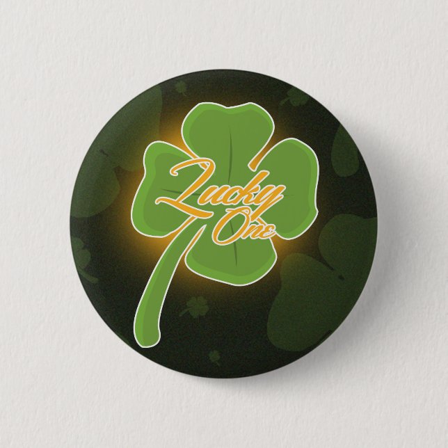 Lucky One Button (Front)