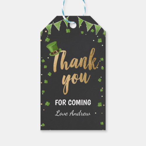 Lucky One Favor Tag Thank You Gift Tag