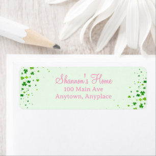 Lucky One First 1st Birthday Party Label