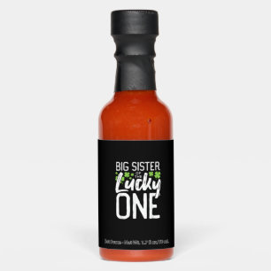 Lucky One First Birthday Big Sister Family St. Pat Hot Sauces