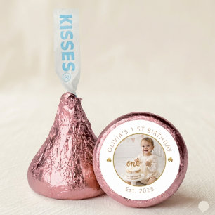 Lucky One First Birthday Photo Candy Favors