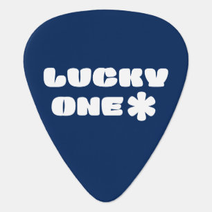 Lucky One Guitar Pick – Blue
