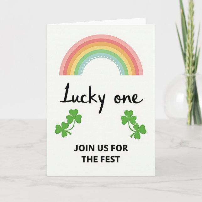 Lucky One Join Fest Rainbow Card (Front)