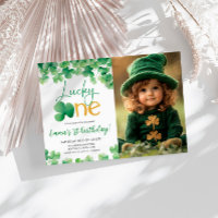 Lucky One Shamrock 1st Birthday Photo