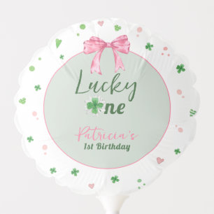Lucky One St Patrick Girl Birthday Balloon