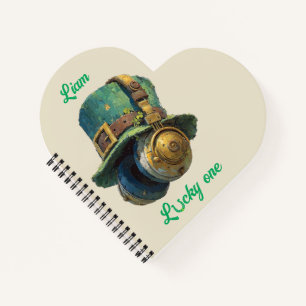 Lucky One St. Patrick’s Day Music Personalized Notebook