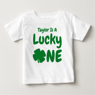 Lucky One St Patrick's Day 1st Birthday Baby T-Shirt