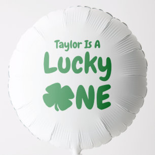 Lucky One St Patrick's Day 1st Birthday Balloon