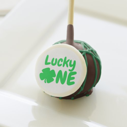 Lucky One St Patricks Day 1st Birthday Cake Pops