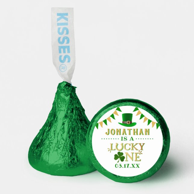 Lucky One St. Patrick's Day 1st Birthday Hershey®'s Kisses® (Front)