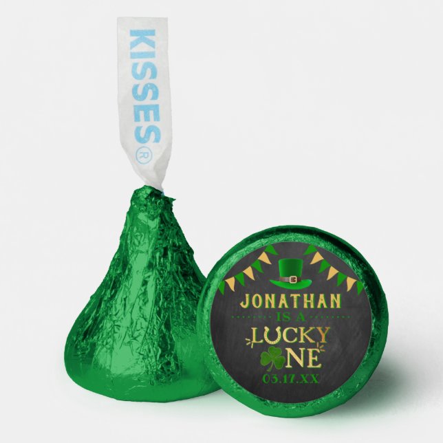 Lucky One St. Patrick's Day 1st Birthday Hershey®'s Kisses® (Front)