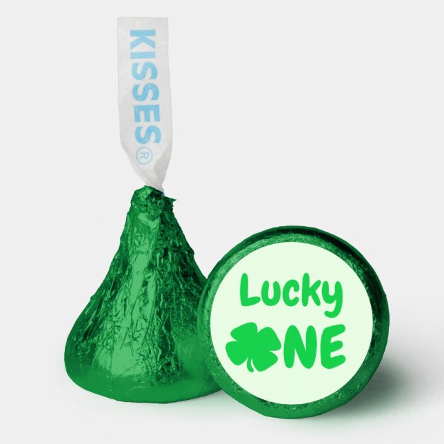 Lucky One St Patrick's Day 1st Birthday Hershey®'s Kisses® (Front)