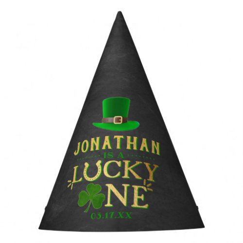Lucky One St Patricks Day 1st Birthday Party Hat