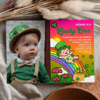 Lucky One St.Patrick's Day 1st Birthday Photo