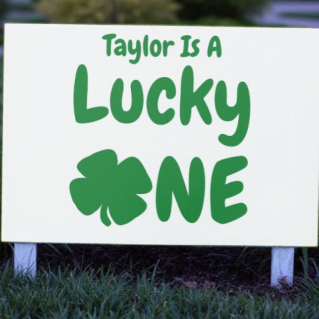 Lucky One St Patrick's Day 1st Birthday Sign (Creator Uploaded)