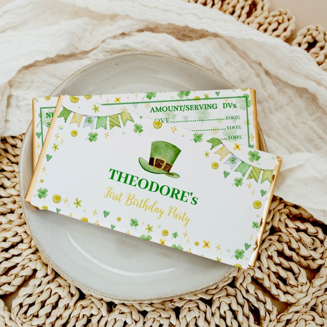 Lucky One St Patrick's Day Hershey Bar Favors (Creator Uploaded)