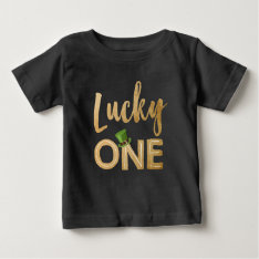 Lucky One St Patrick's Day T-shirt Baby Toddler at Zazzle