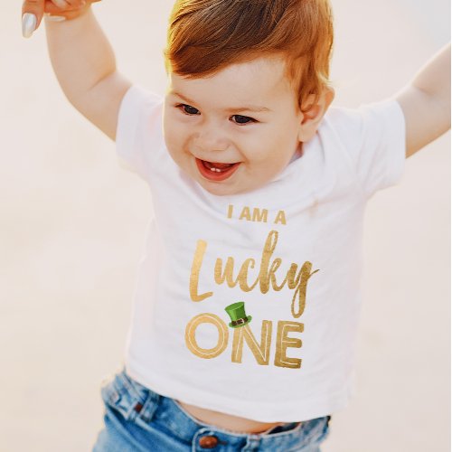 Lucky One St Patricks Day T_Shirt Toddler Baby