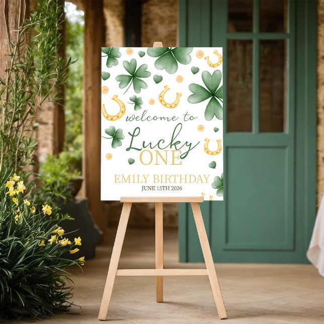 Lucky One St. Patrick's Day Welcome Sign (Creator Uploaded)