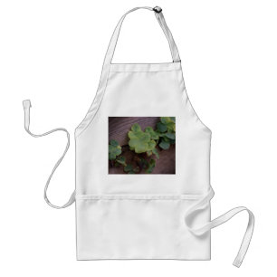 Lucky or Determined? Saint Patricks Day Shamrocks Adult Apron
