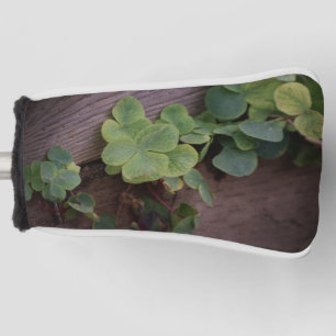 Lucky or Determined? Saint Patricks Day Shamrocks Golf Head Cover