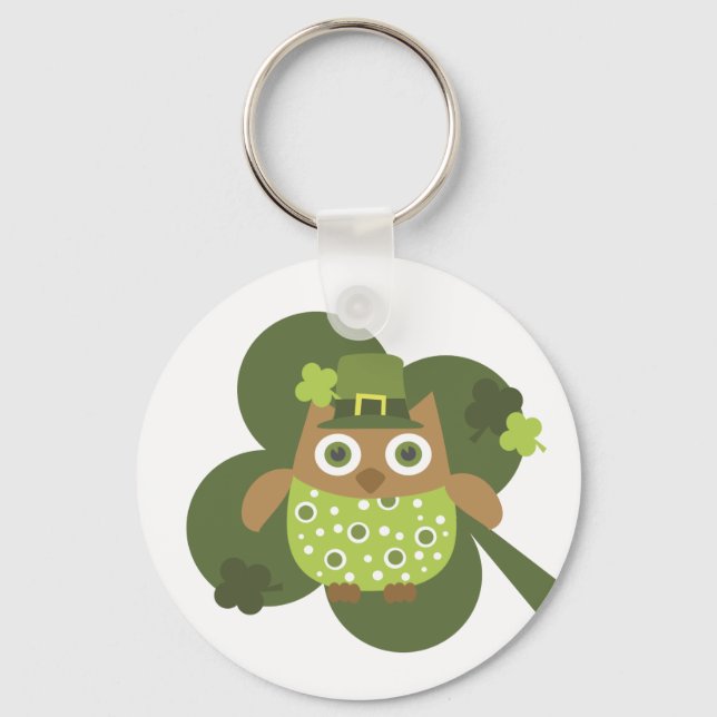 Lucky Owl Keychain (Front)
