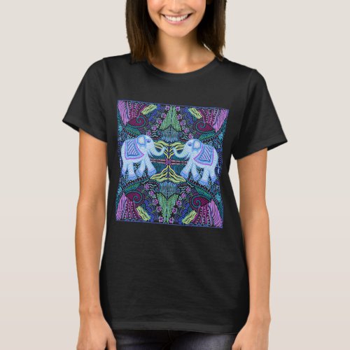 Lucky Pair of Elephants T_Shirt