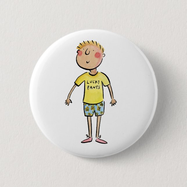Lucky Pants Button (Front)