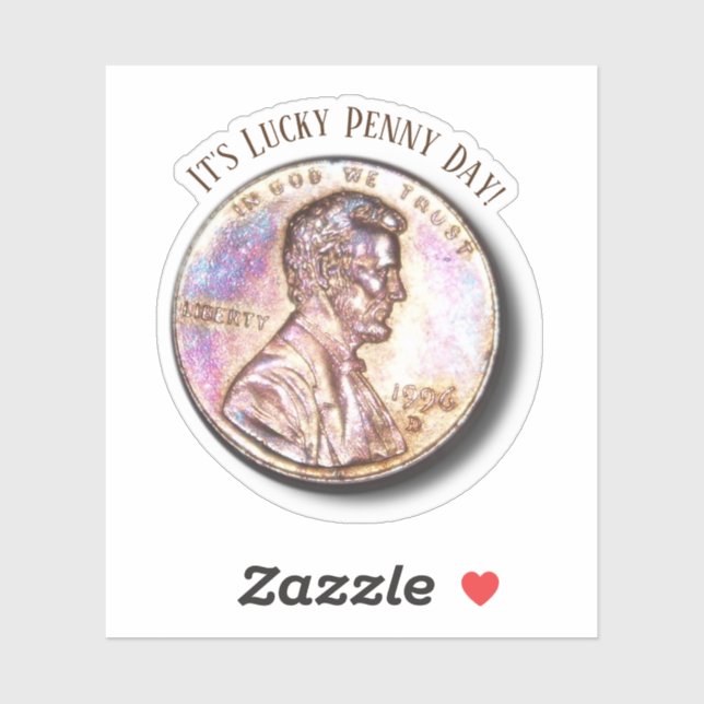 Lucky Penny Day Sticker (Sheet)