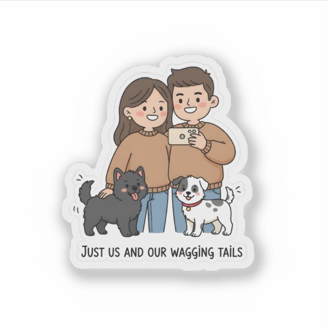 Lucky Pet Family Collection – Attracting Love Sticker (Front)