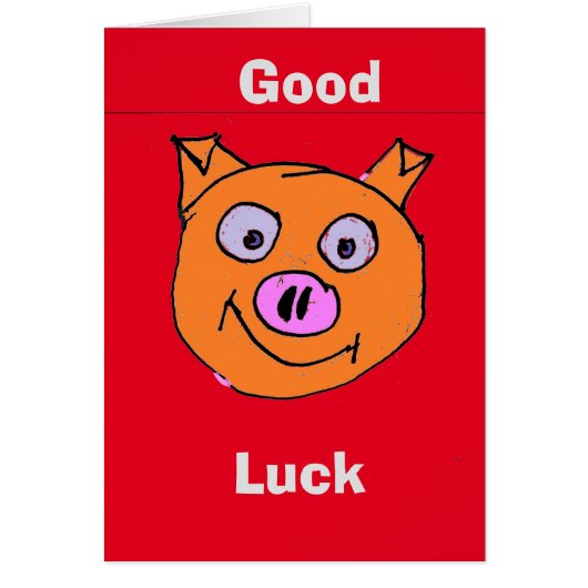 Lucky Pig Cards (Front)