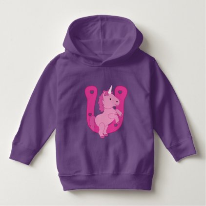 Lucky Pink Unicorn Hoodie