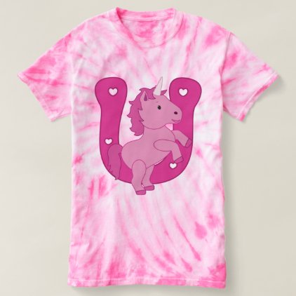 Lucky Pink Unicorn T-shirt