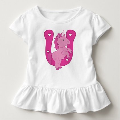 Lucky Pink Unicorn Toddler T-shirt