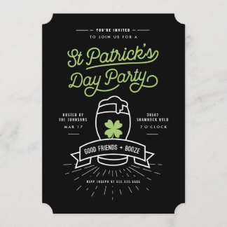 Lucky Pint Invitation