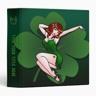 Lucky Pinup Girl Binder Personalized Lucky Binder