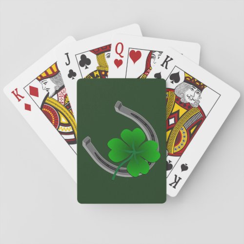 Lucky Playing Cards Lucky Charm St Patricks Cards